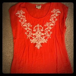 Ariat blouse - orange - floral